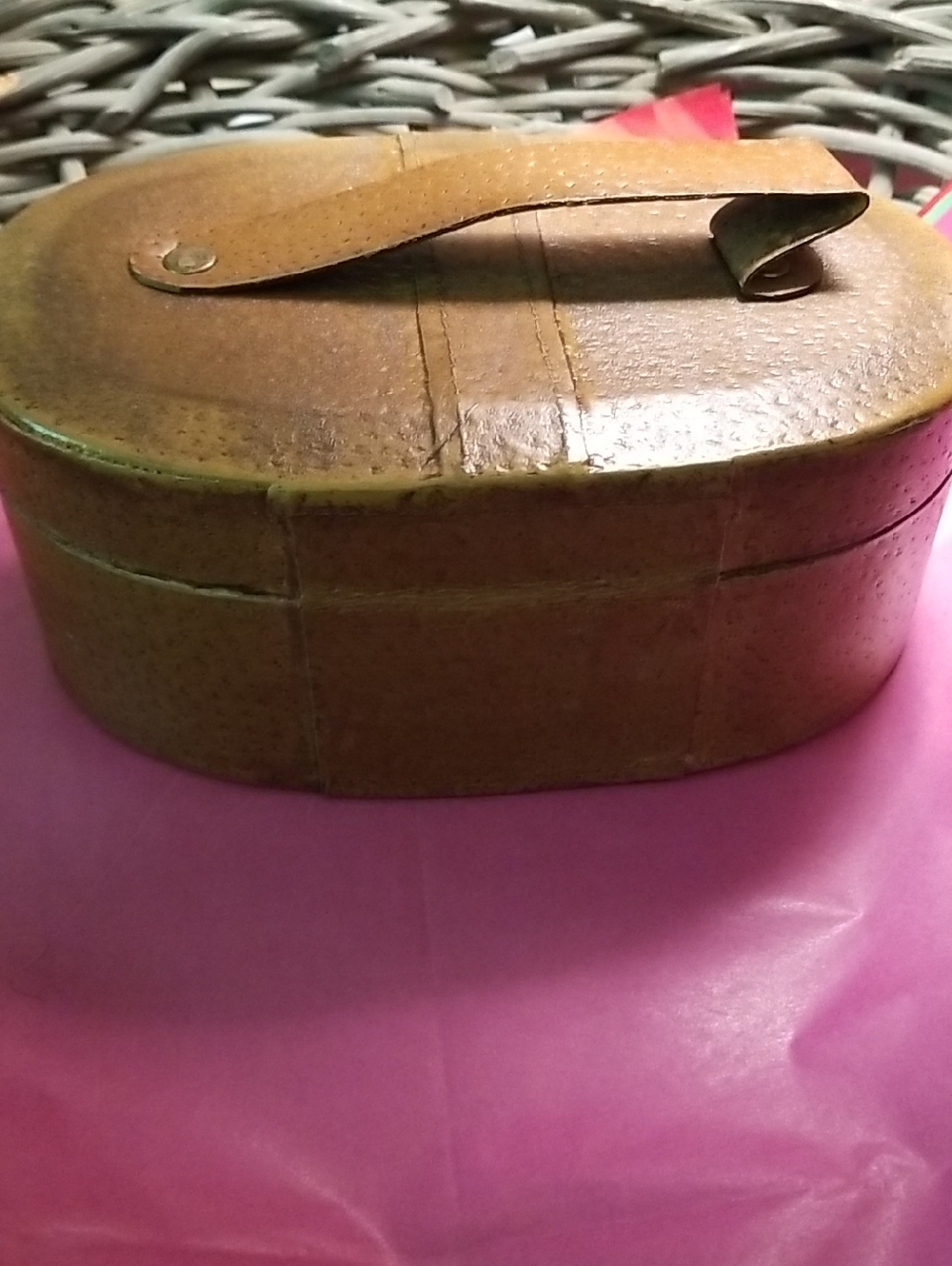 Vintage Leather Sewing Box - Picture 9 of 11